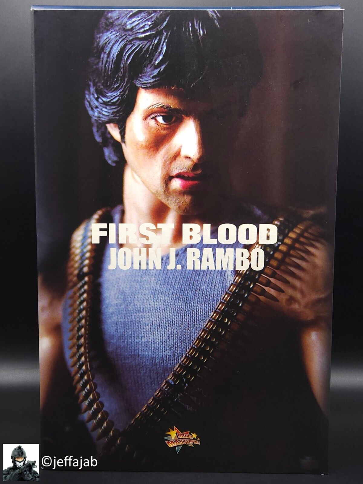 1:6 scale Hot Toys First Blood John J. Rambo Boxed 12" Action Figure MMS21