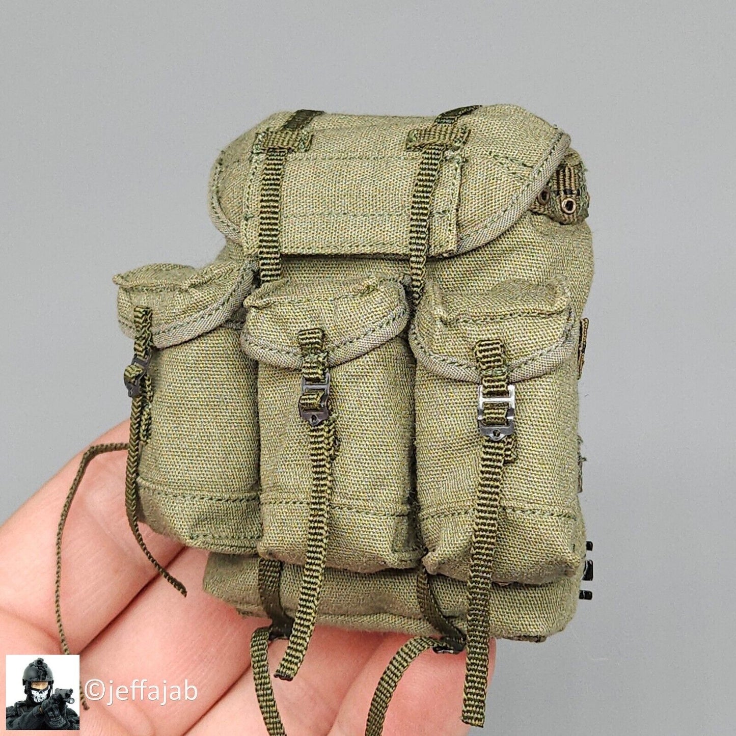 1:6 scale QO Toys Vietnam 101st Airborne Hamburger Hill Rucksack Backpack
