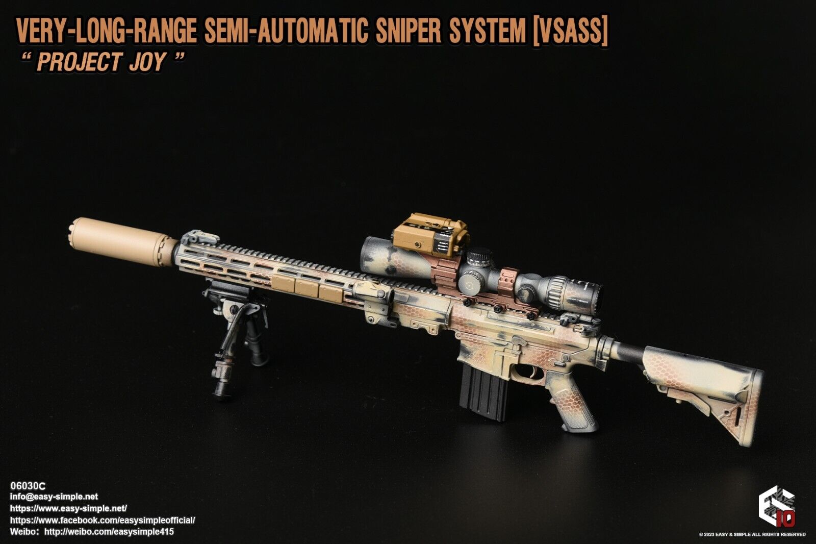1:6 Easy & Simple Very Long Range Semi Automatic Sniper System VSASS ARID 06030C