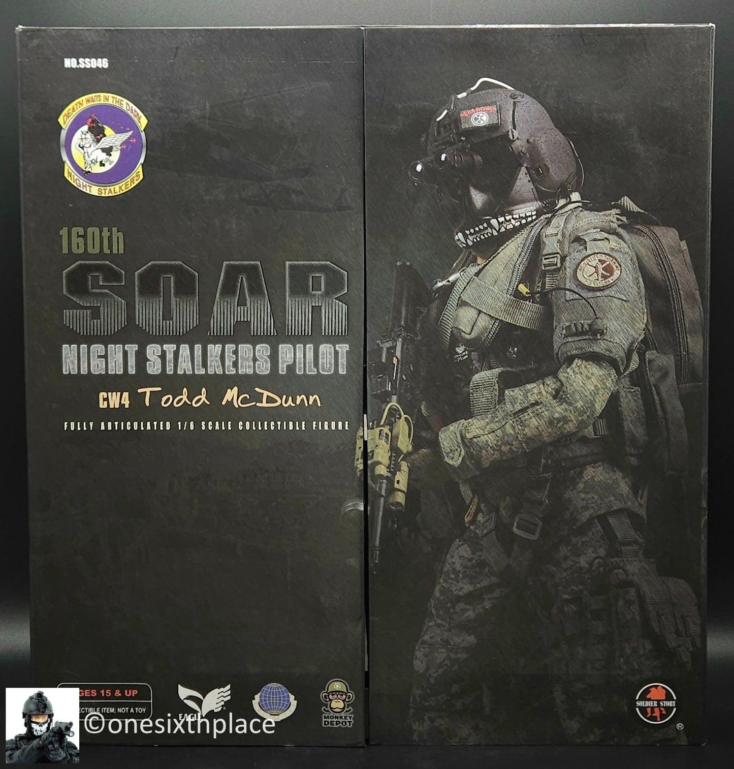 1:6 scale Soldier Story 160th SOAR Nightstalkers Pilot Todd McDunn 12" Figure
