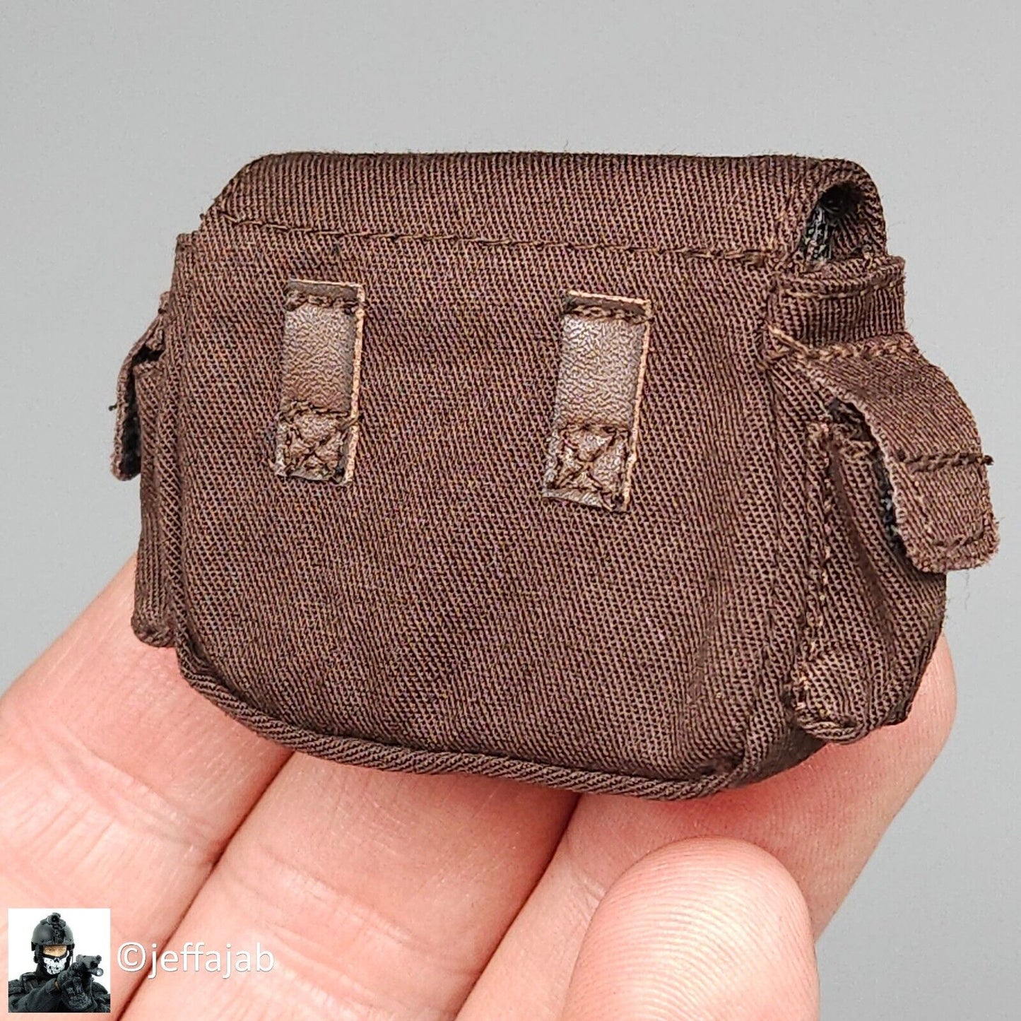 1:6 Flagset Soviet Red Alert Mobilize Troops Gas Mask Bag Pouch for 12" Figures