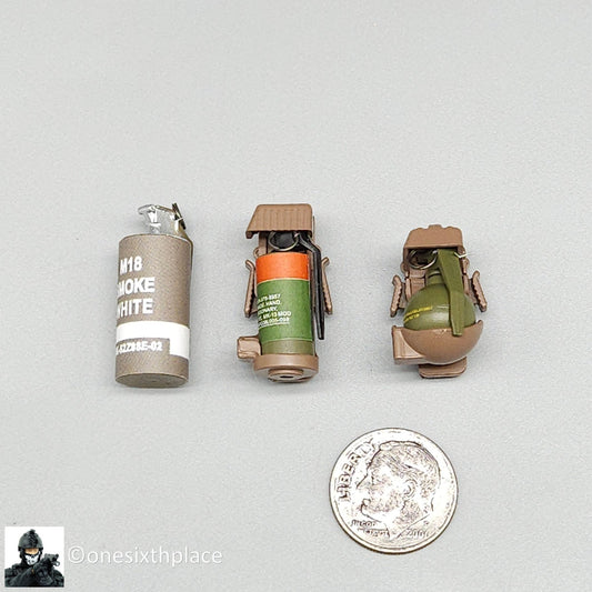 1:6 scale Easy & Simple Coalition Forces Smoke Grenade Trigger Pouch Set 26065RA
