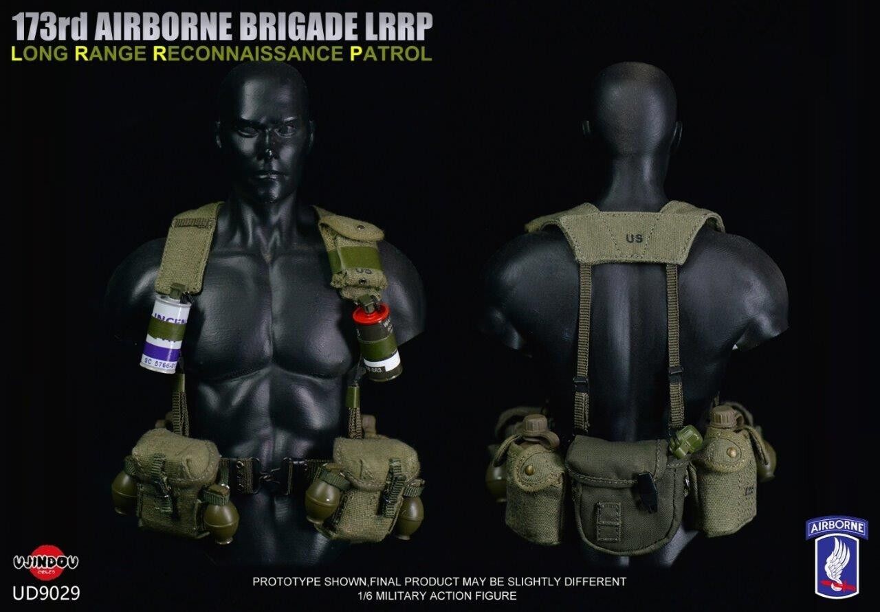1:6 Ujindou Vietnam 173rd Airborne LRRP Metal Smoke Grenades (x4) for 12" Figure