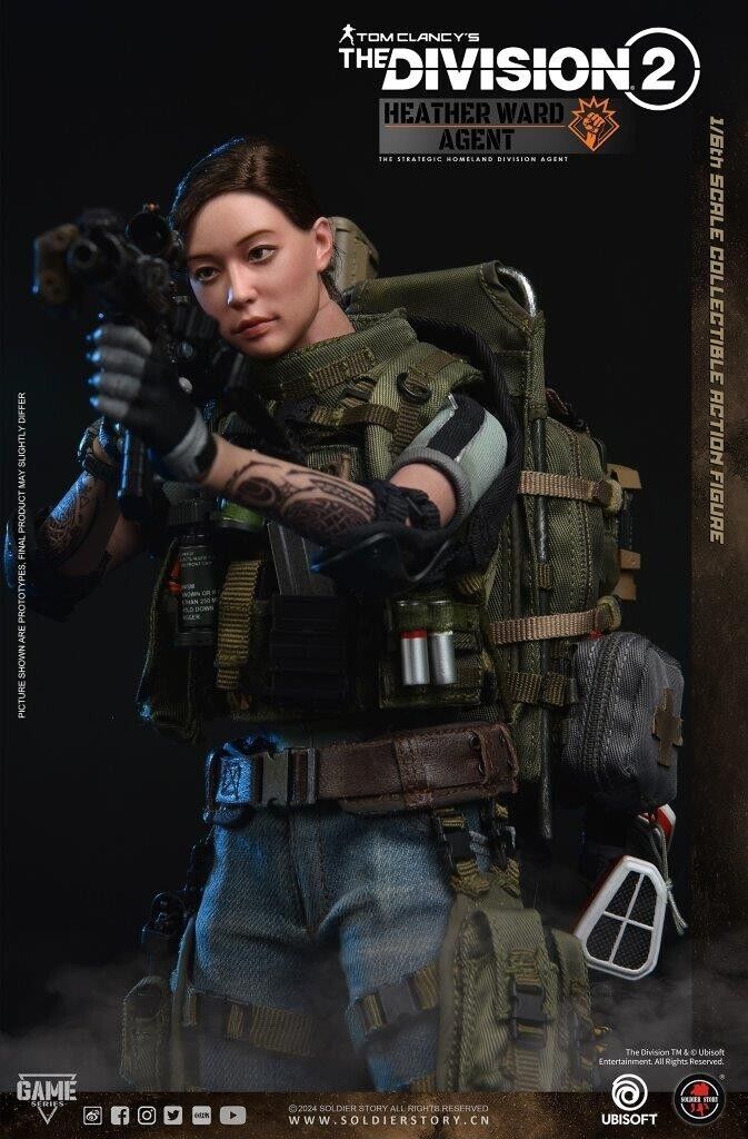 1:6 Soldier Story The Division 2 Agent Heather Ward Flare Gun Ammo Mag Pouch