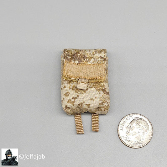 1:6 Soldier Story AOR1 Camo Medium Hydration Utility Pouch for 12" Figures