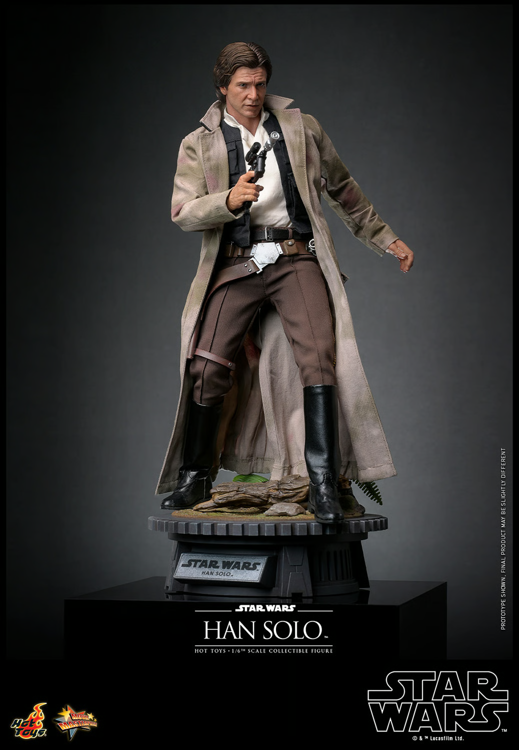 1:6 scale Hot Toys Star Wars Han Solo 12" Action Figure MM740