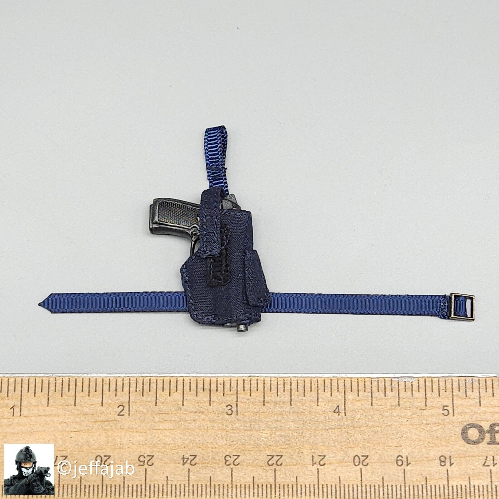 1:6 Flirty Girl Evolution Female Blue Holster for 12" Figures