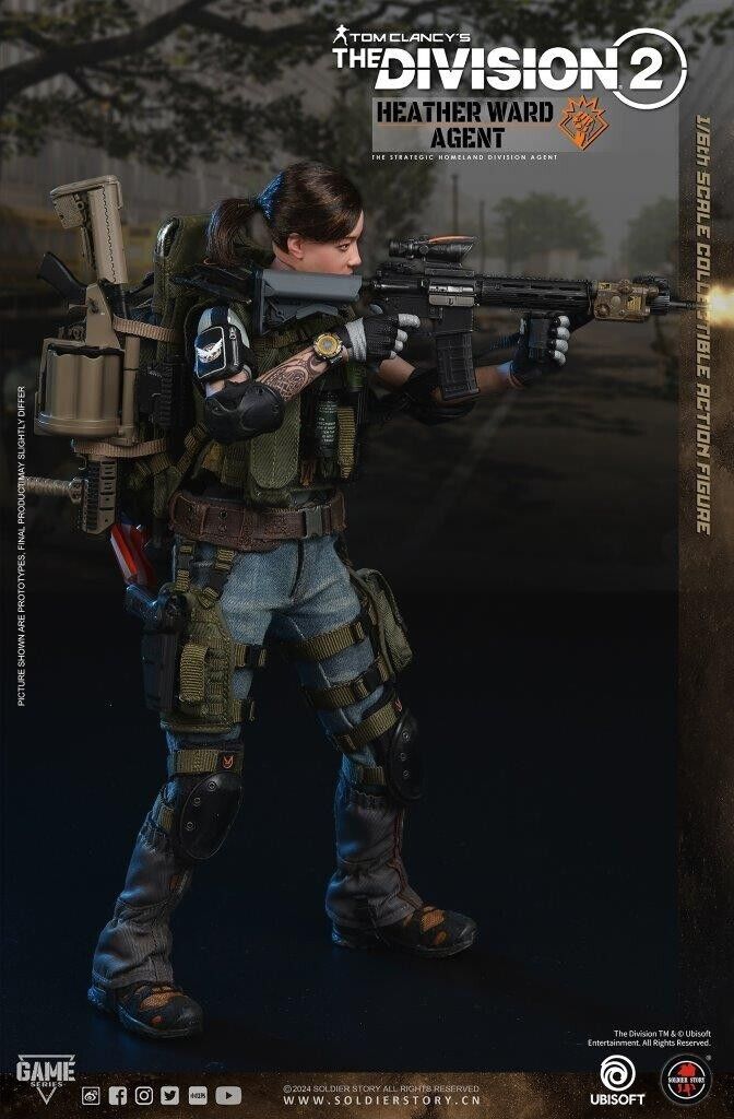 1:6 scale Soldier Story The Division 2 Agent Heather Ward Left Leg MOLLE Panel