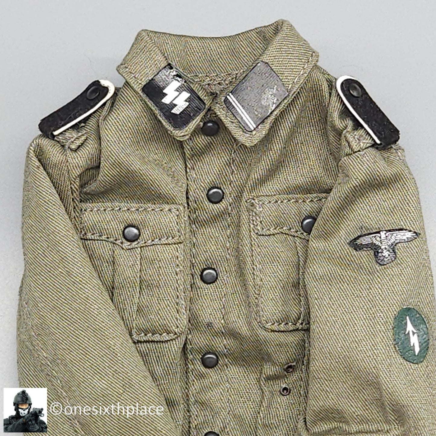 1:6 scale Dragon WWII German SS Sturmmann Uniform Tunic & Pants 12" Figures