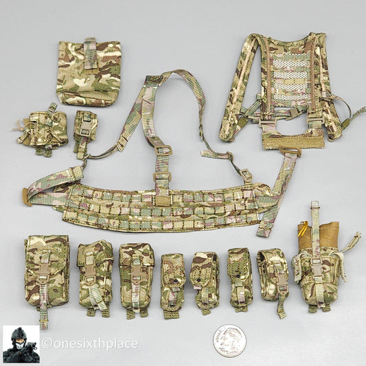 1:6 Easy & Simple British Army Brigade of Gurkhas MTP Camo Belt Yoke Pouches Set