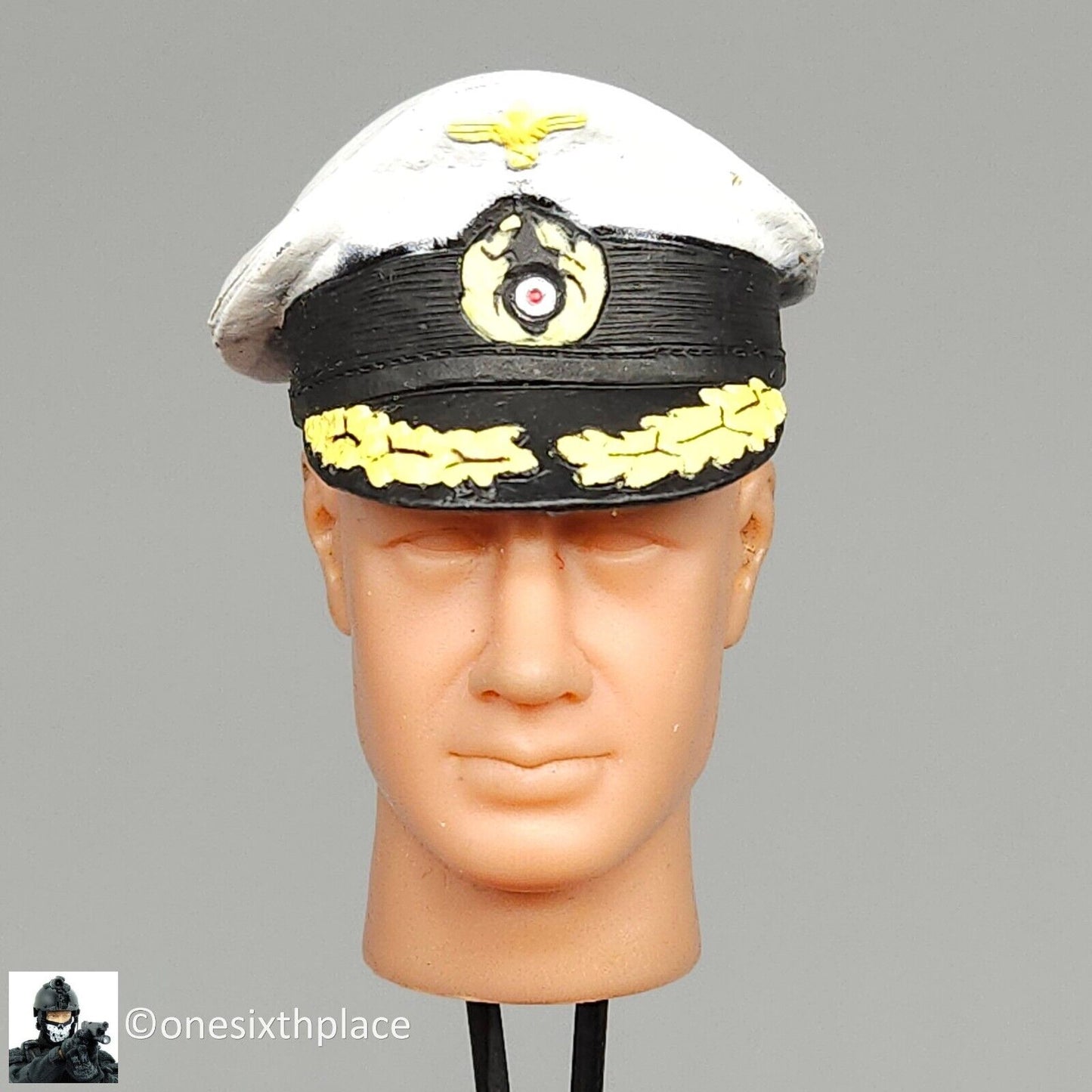 1:6 Ultimate Soldier WWII German U-Boat Commander Crusher Cap Hat for 12" Figure