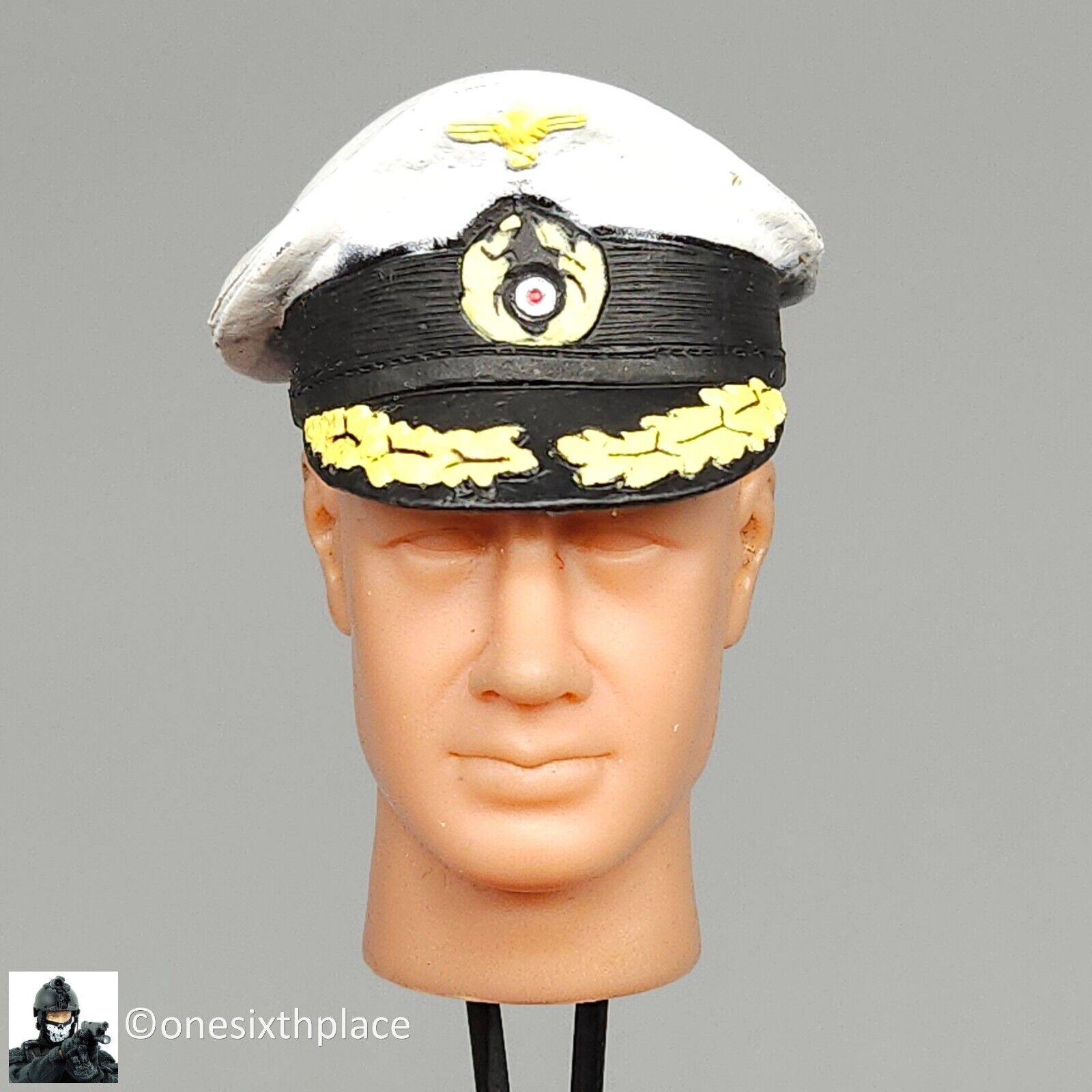 1:6 Ultimate Soldier WWII German U-Boat Commander Crusher Cap Hat for 12" Figure