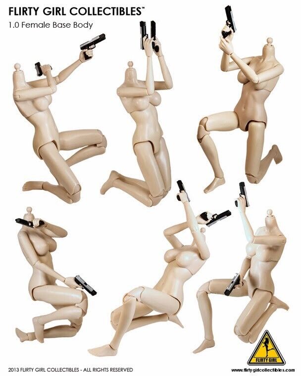 1:6 Flirty Girl Female 2.0 Large Bust Body FB02-L for 12" Figures