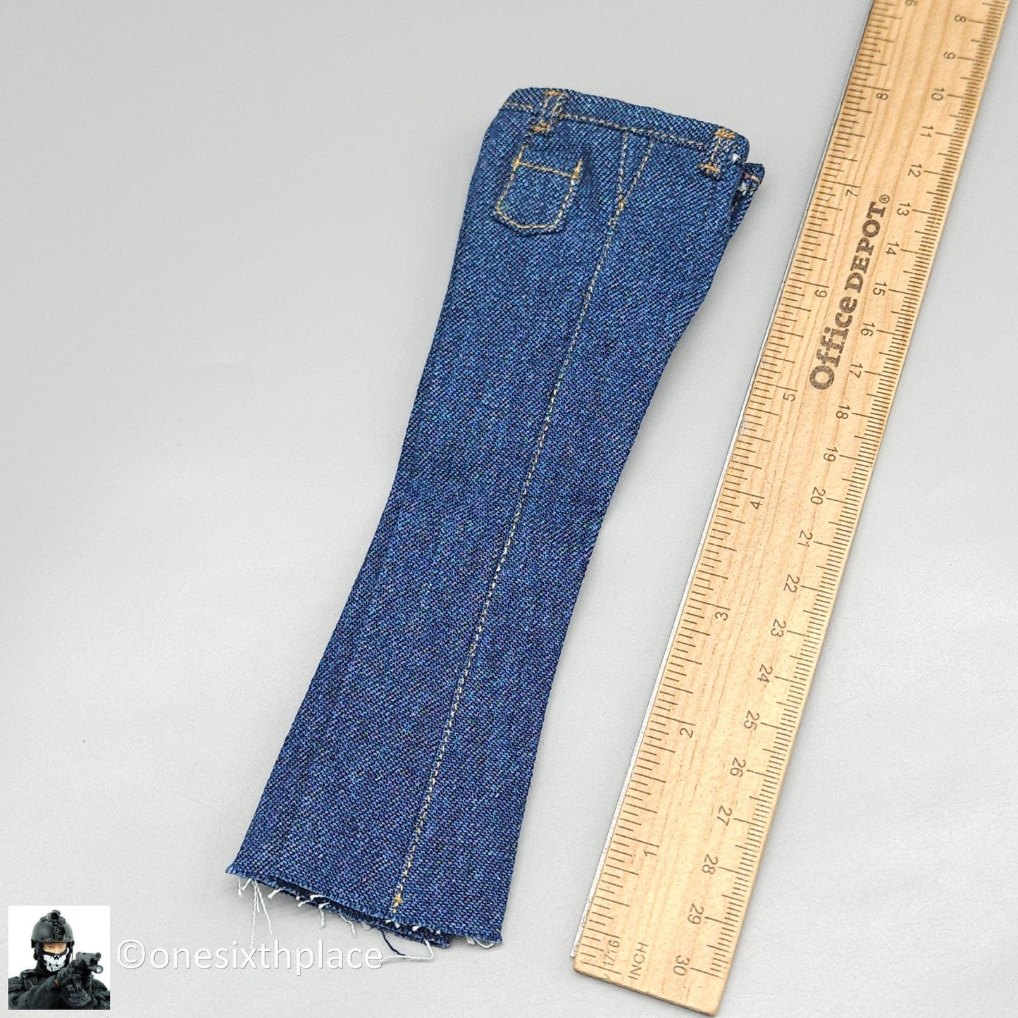 1:6 scale Triad Toys Female Boot Cut Denim Jeans for 12" Figures