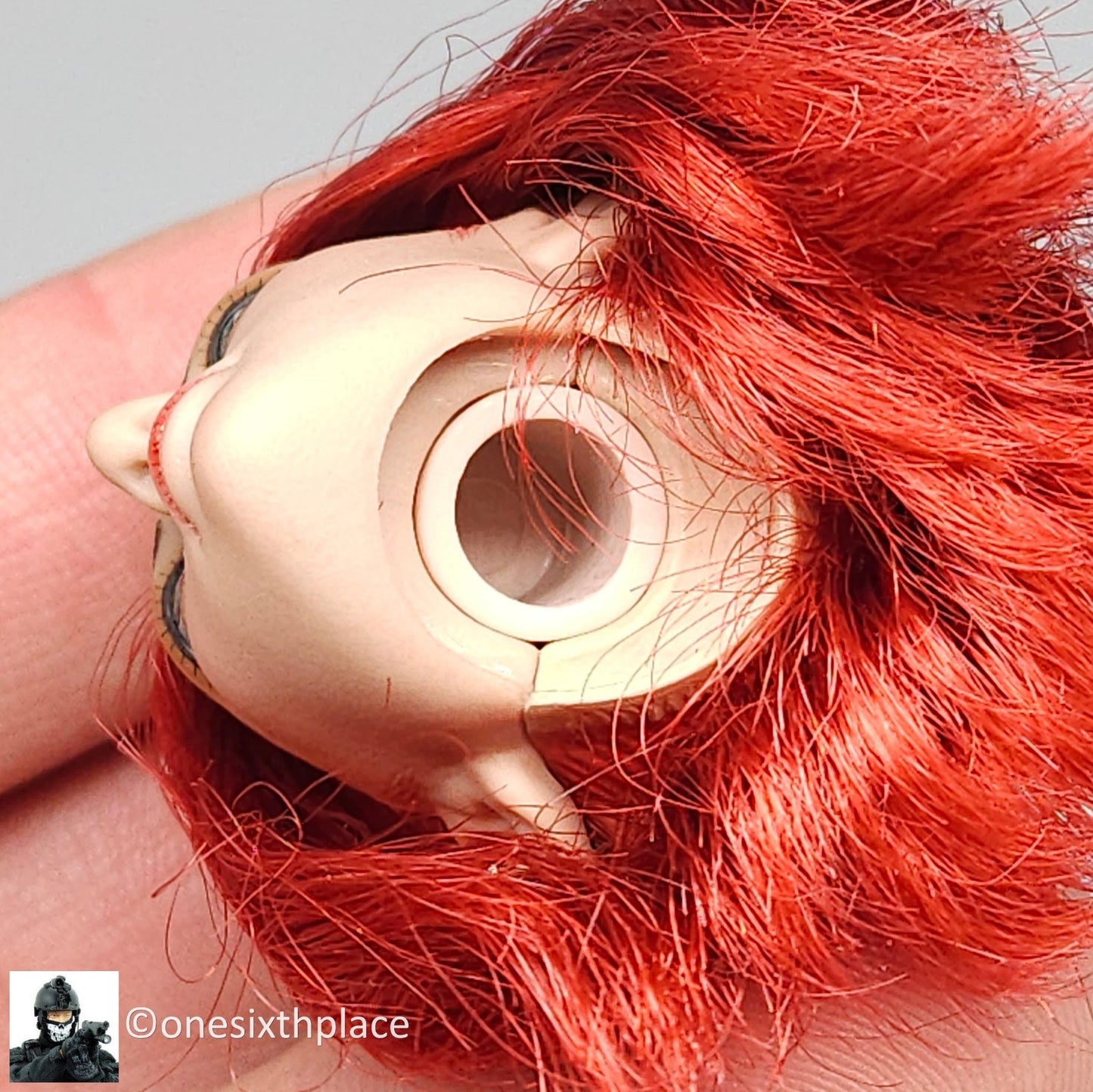 1:6 TBLeague PL2022-202A Hell’s Messenger Golden Female Red Hair Head 12" Figure