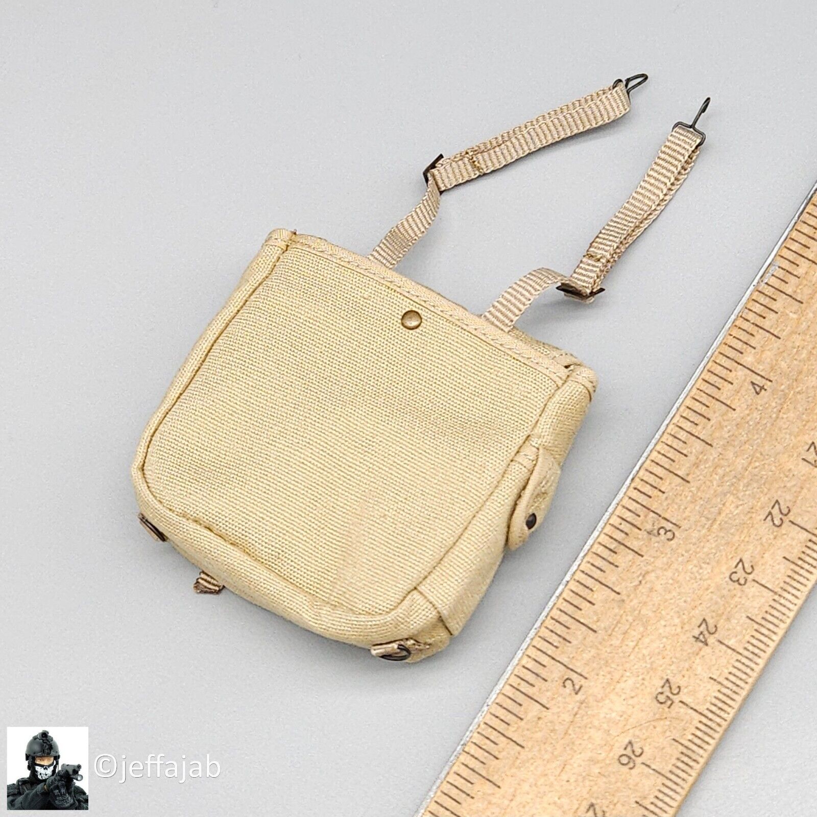 1:6 scale Soldier Story WWII US 101st Airborne Pvt Ryan Musette Bag Backpack