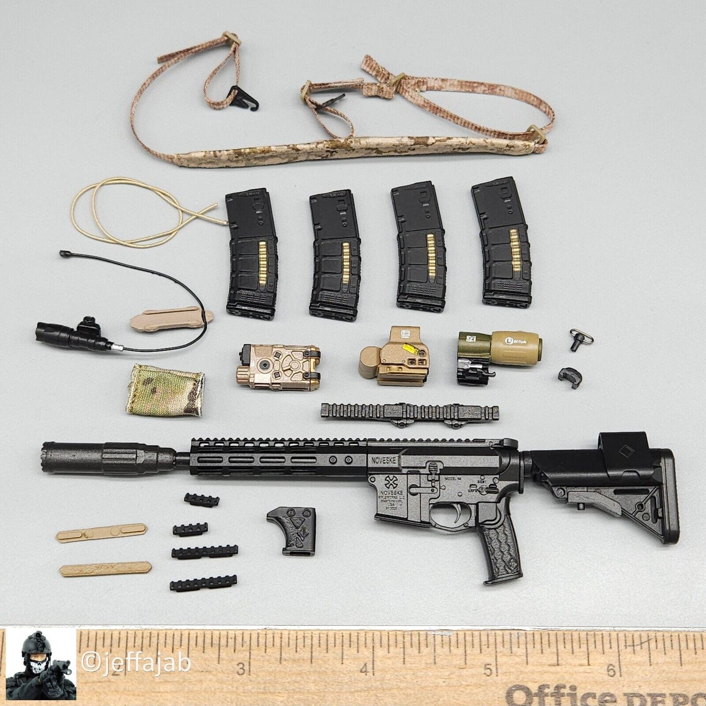 1:6 Easy & Simple Veteran Tactical Instructor Chapter II Special N4 Rifle Set