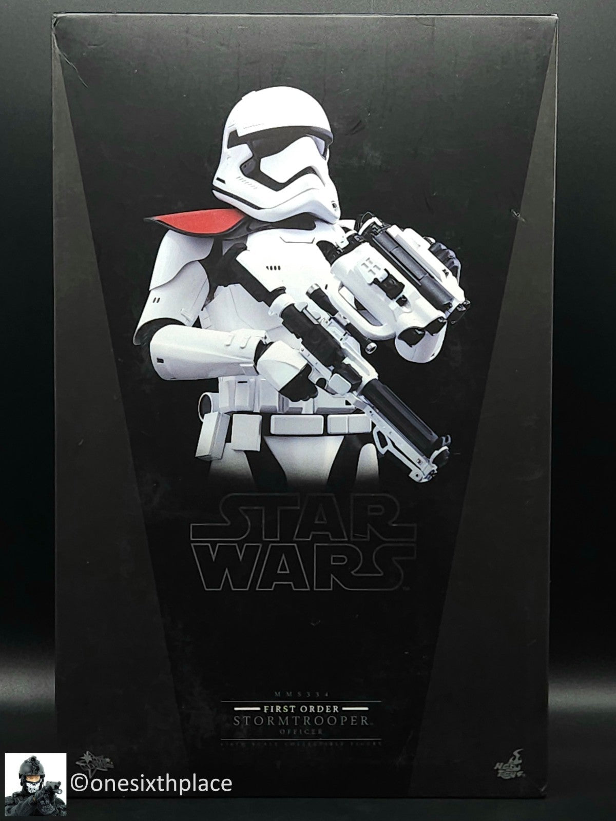 1:6 scale Hot Toys Star Wars First Order Stormtrooper Officer 12" Figure MMS334