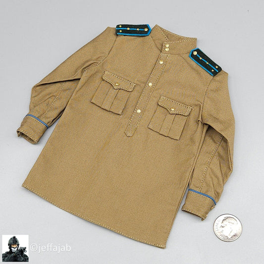 1:6 scale Alert Line WWII Soviet NKVD Officer Shirt Captain Rank for 12" Figures