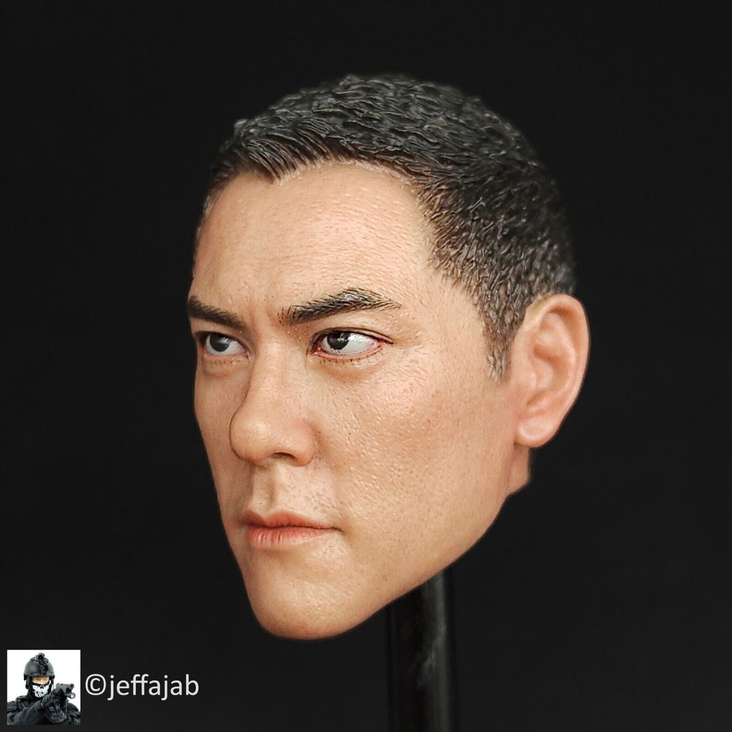 1:6 Soldier Story Navy HK Police CTRU Medic Male Head Sculpt 12" Figures