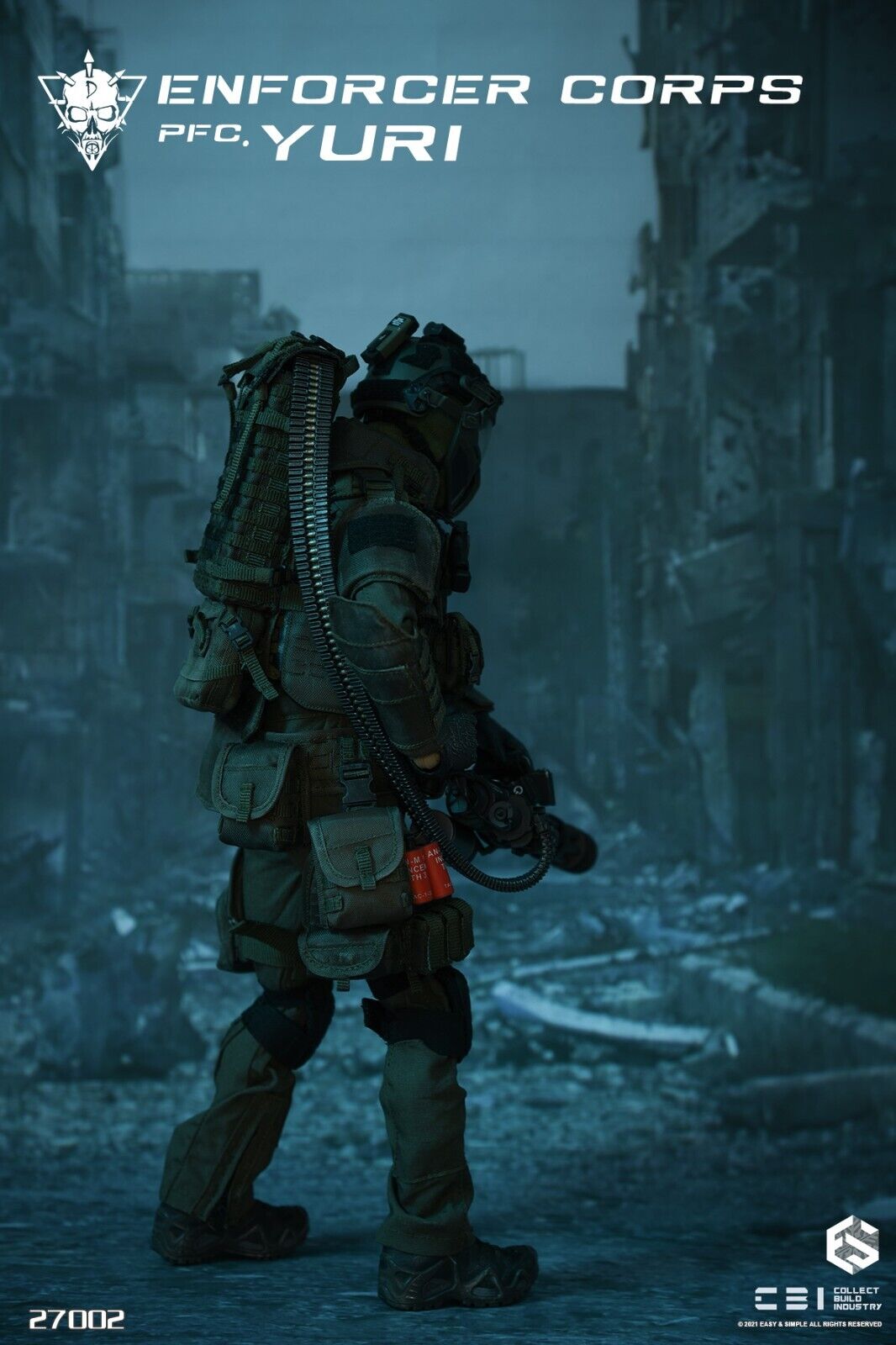 1:6 Easy & Simple CBI Enforcer Corps Yuri Ballistic Arm Pads for 12" GI Joe