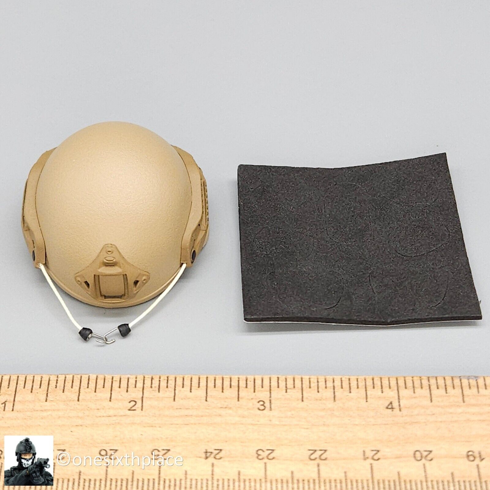 1:6 Easy & Simple PMC Weapon Set C Tan Ballistic Helmet for 12" Figures