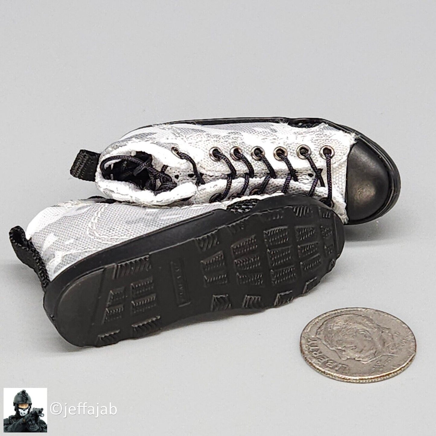 1:6 Easy & Simple PMC Field Recce Camo OTB Assault Boots for 12" Figures