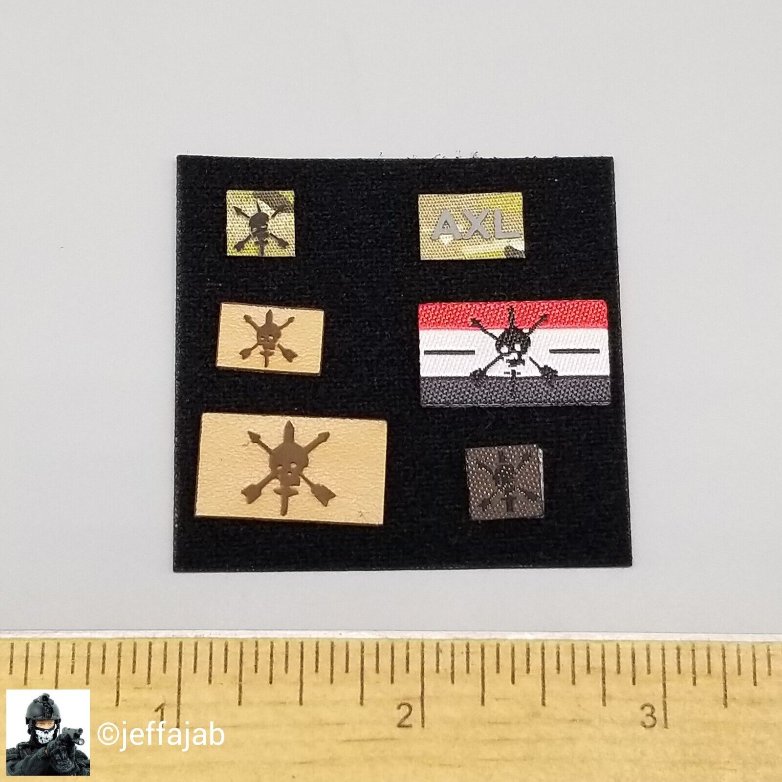 1:6 Easy & Simple Special Forces Group Crisis Response Force Patches Set