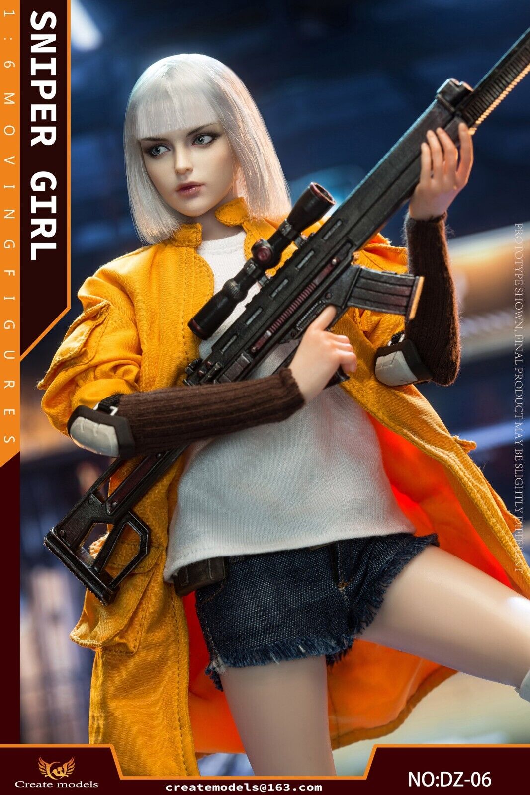 1:6 scale Create Models Sniper Girl Lan Female Jeans Shorts w/ Belt 12" Figures