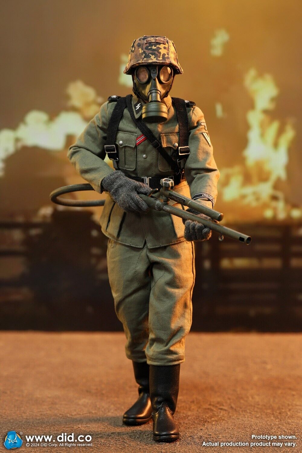 1:6 scale DiD WWII German LAH Division Heer Flammenwerfer Gefreiter Joerg