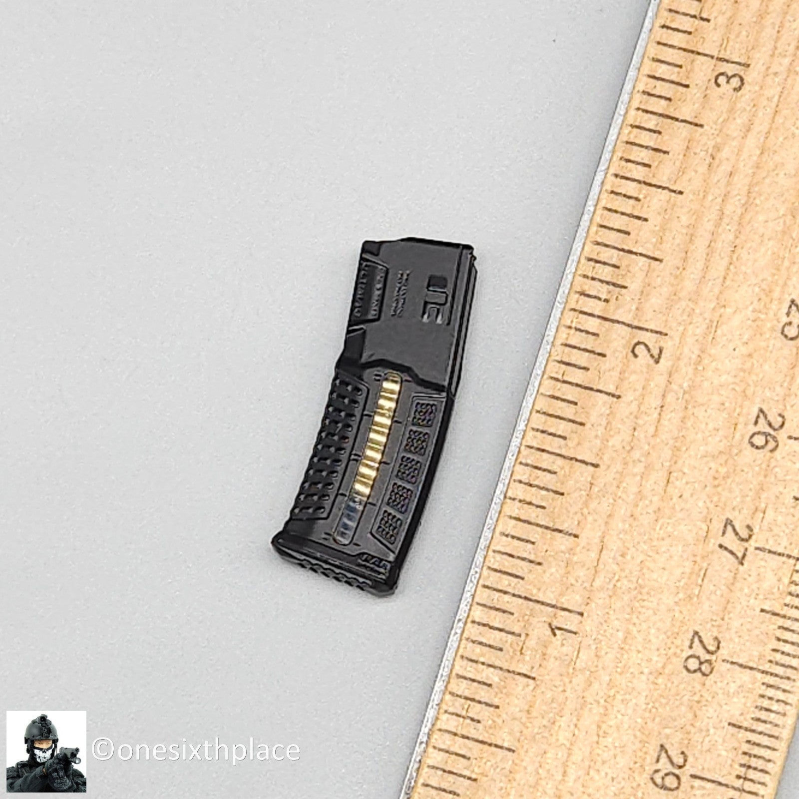 1:6 Easy & Simple PMC 30rd Ultimag Rifle Ammo Mag Accessory (x1 ) for 12" Figure