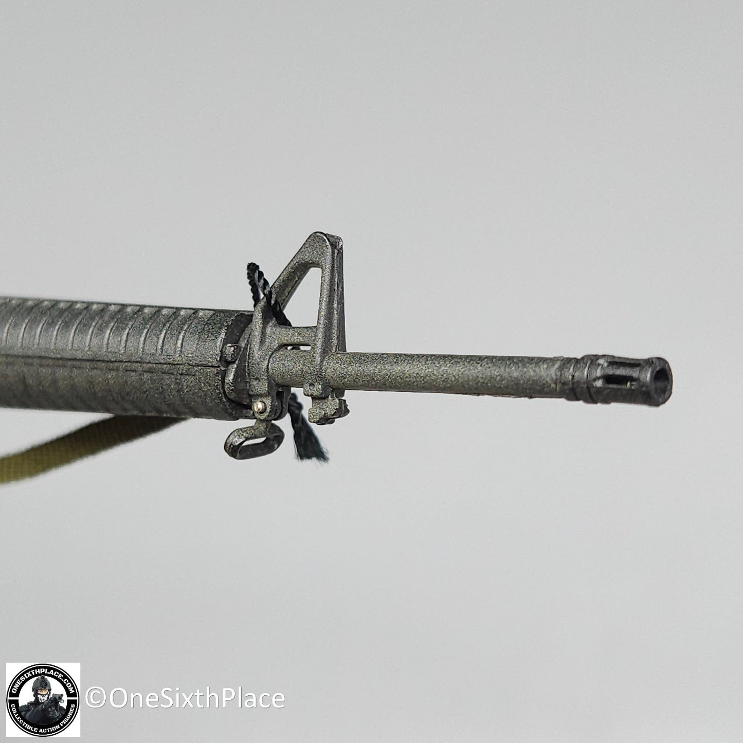 1:6 scale BBI USMC Weathered M16 Rifle w/ Custom Sling for 12" Figures