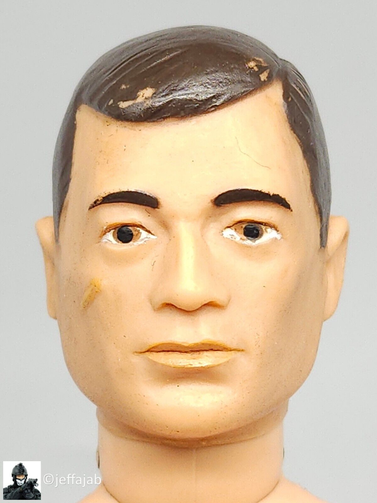 1:6 scale Vintage 1964 Hasbro GI Joe Brown Hair C7 12" Figure