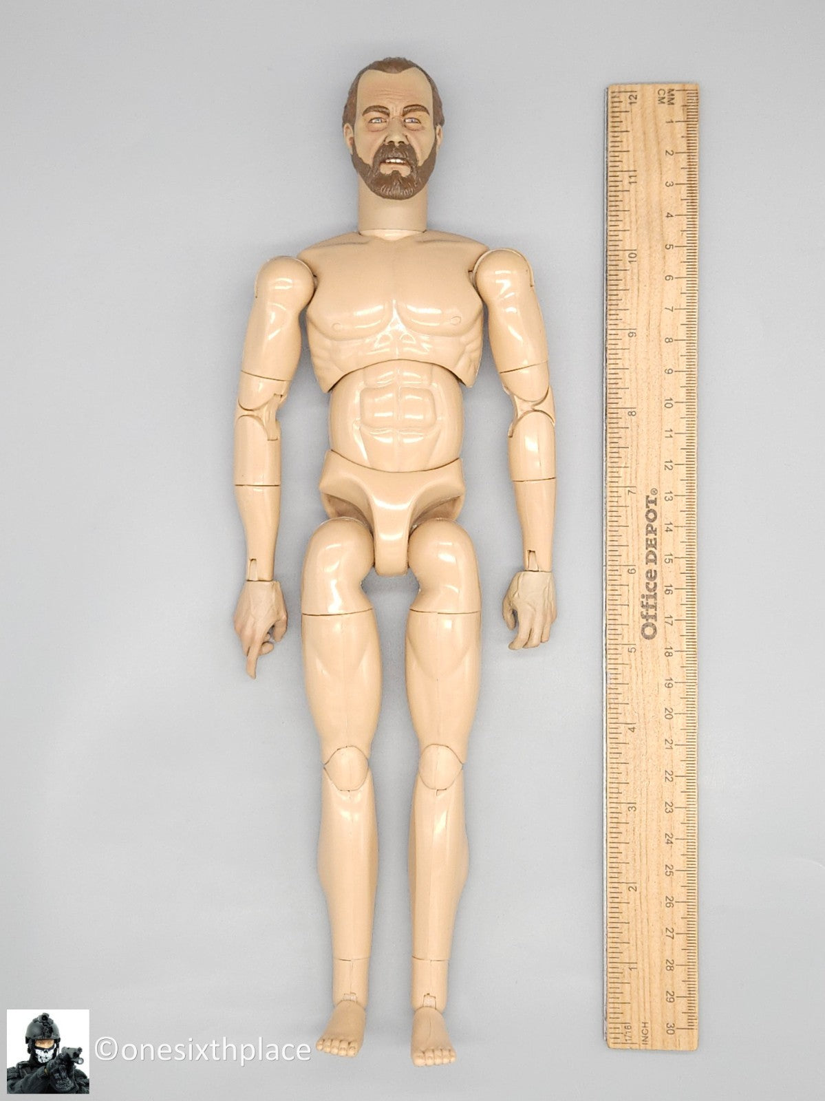 1:6 scale Sideshow Civil War 29th Alabama Infantry Male Nude Body 12" Figure