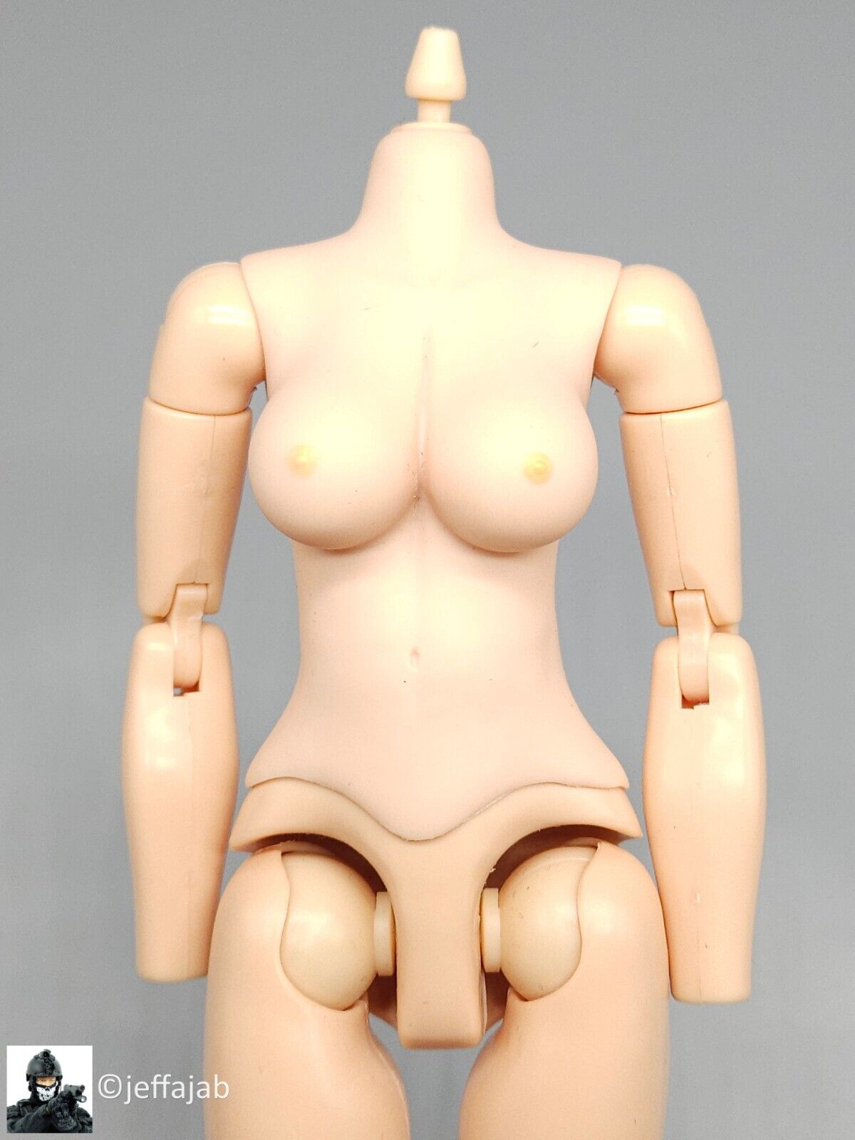1:6 scale ZC Girl Female "Eve" Body w/ Feet for 12" Figures