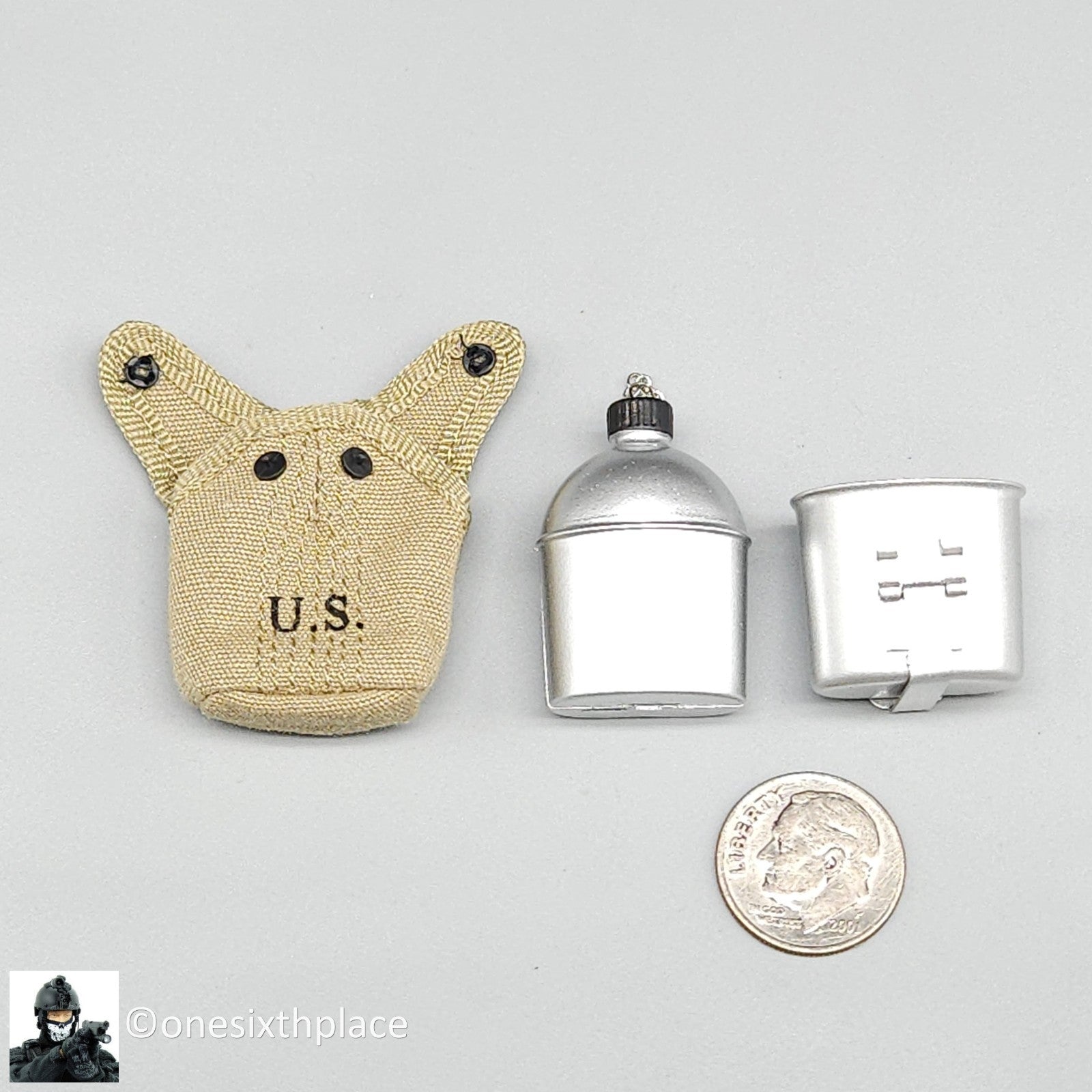 1:6 DiD WWII US 2nd Ranger Sniper Jackson Canteen for 12" Figures