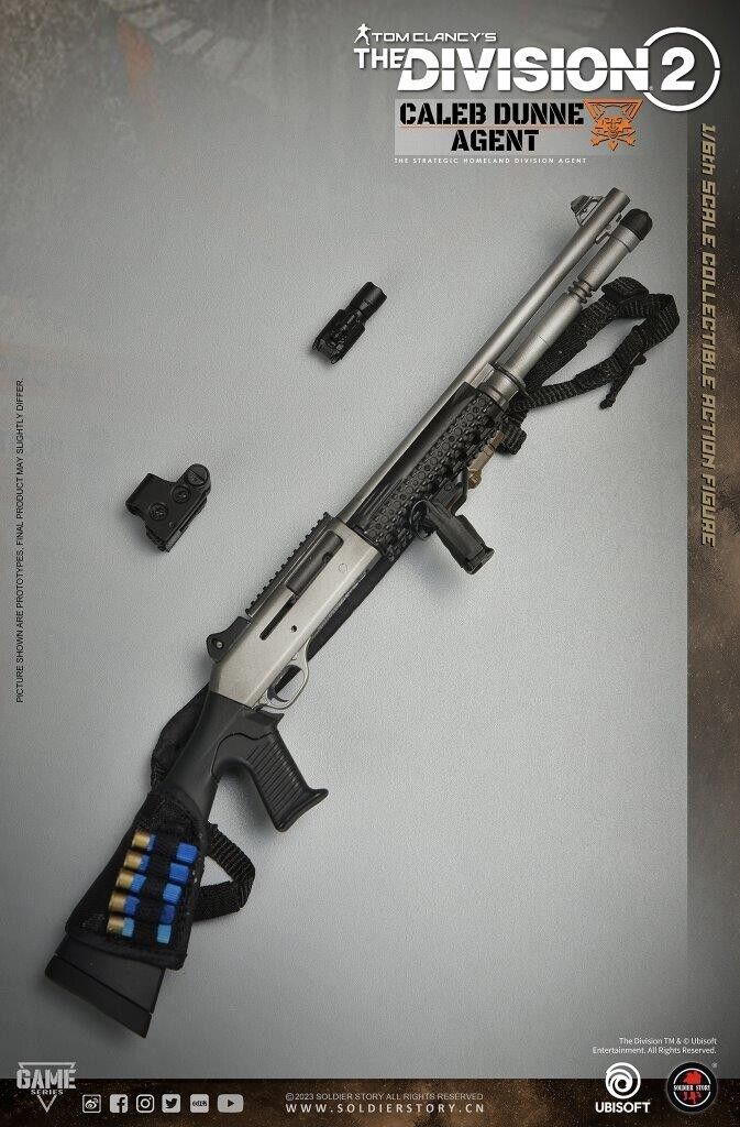 1:6 Soldier Story The Division 2 Agent Caleb Dunne Super 90 Shotgun Set