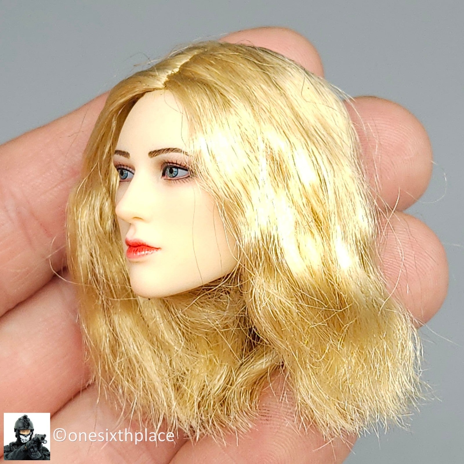 1:6 TBLeague PL2022-202B Hell’s Messenger Silver Female Head Sculpt 12" Figures