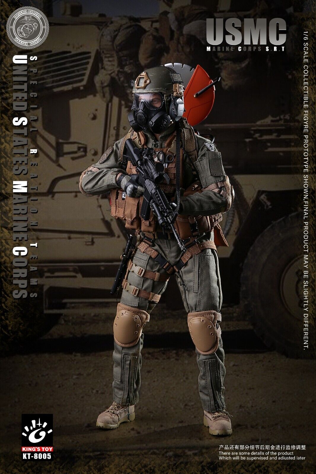 1:6 King's Toy USMC SRT Taser for 12" Figures