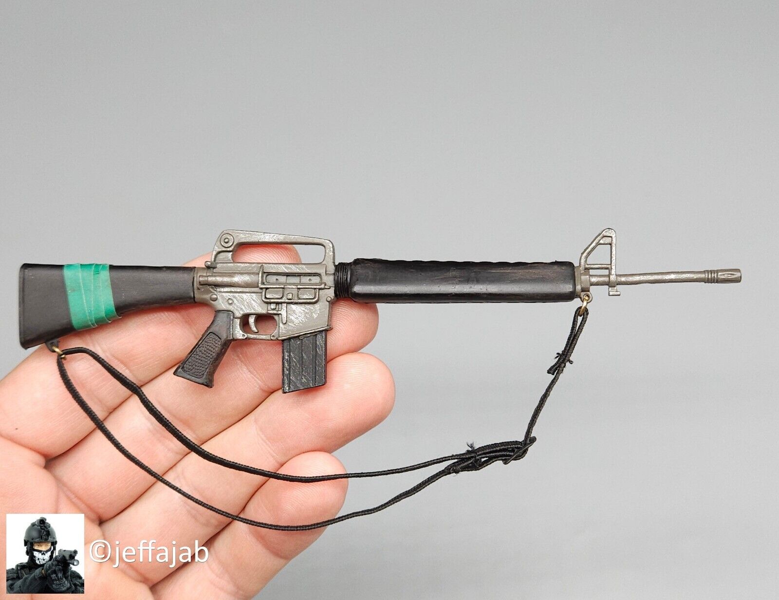 1:6 Ultimate Soldier Vietnam M16 Rifle (Weathered) for 12" Figures