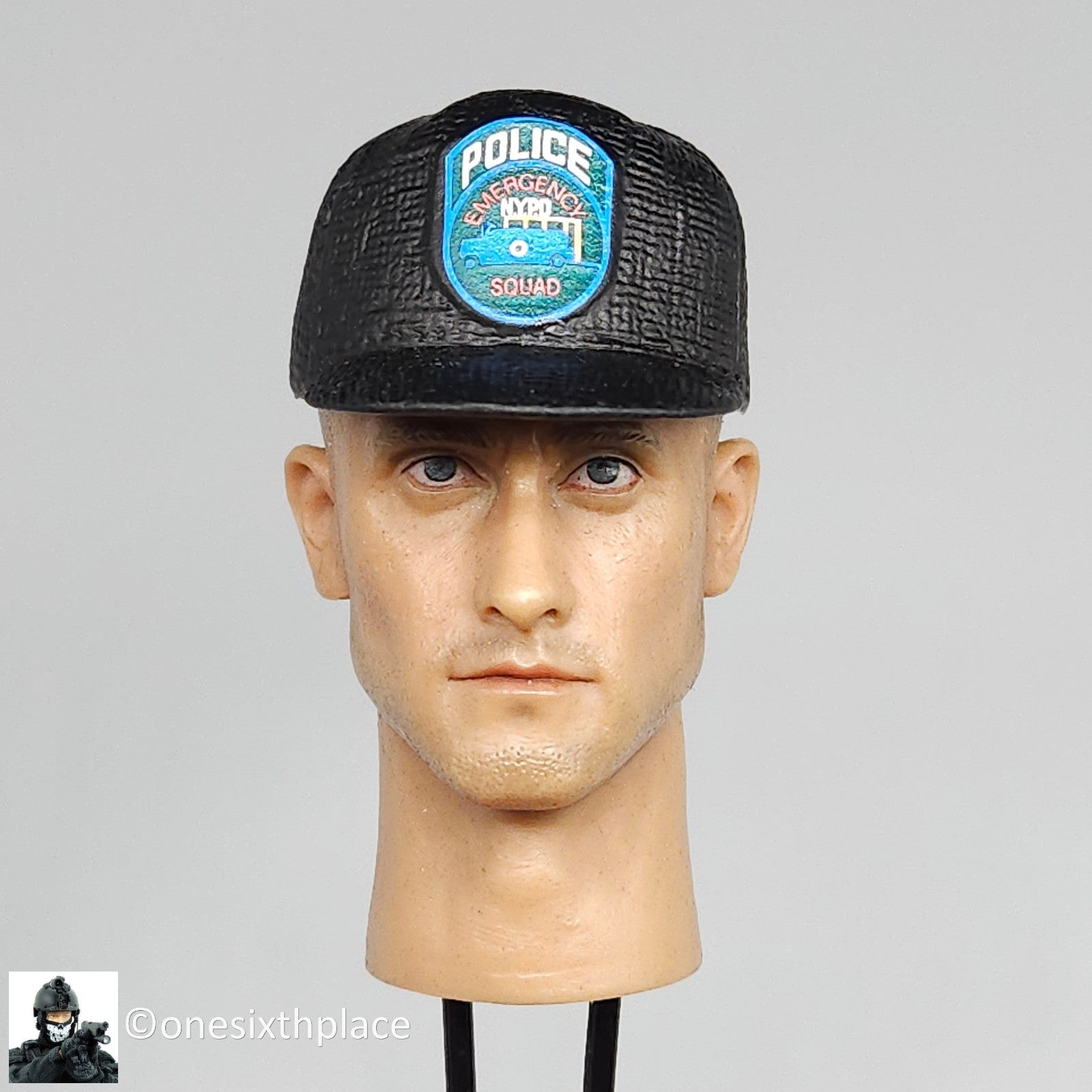 1:6 scale Dragon NYPD ESU Female Sniper Winona Black Cap Hat for 12" Figures