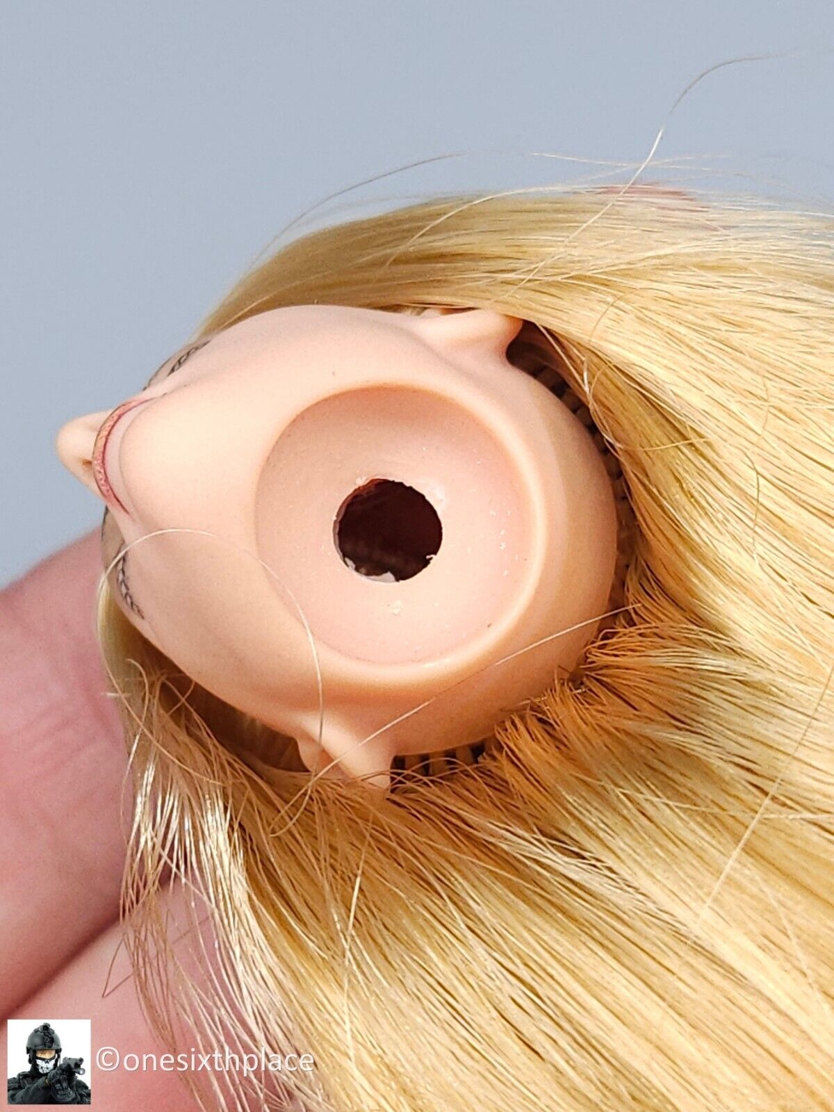 1:6 Triad Toys Caucasian Alpha Female Blond Hair Head Sculpt for 12" Figures