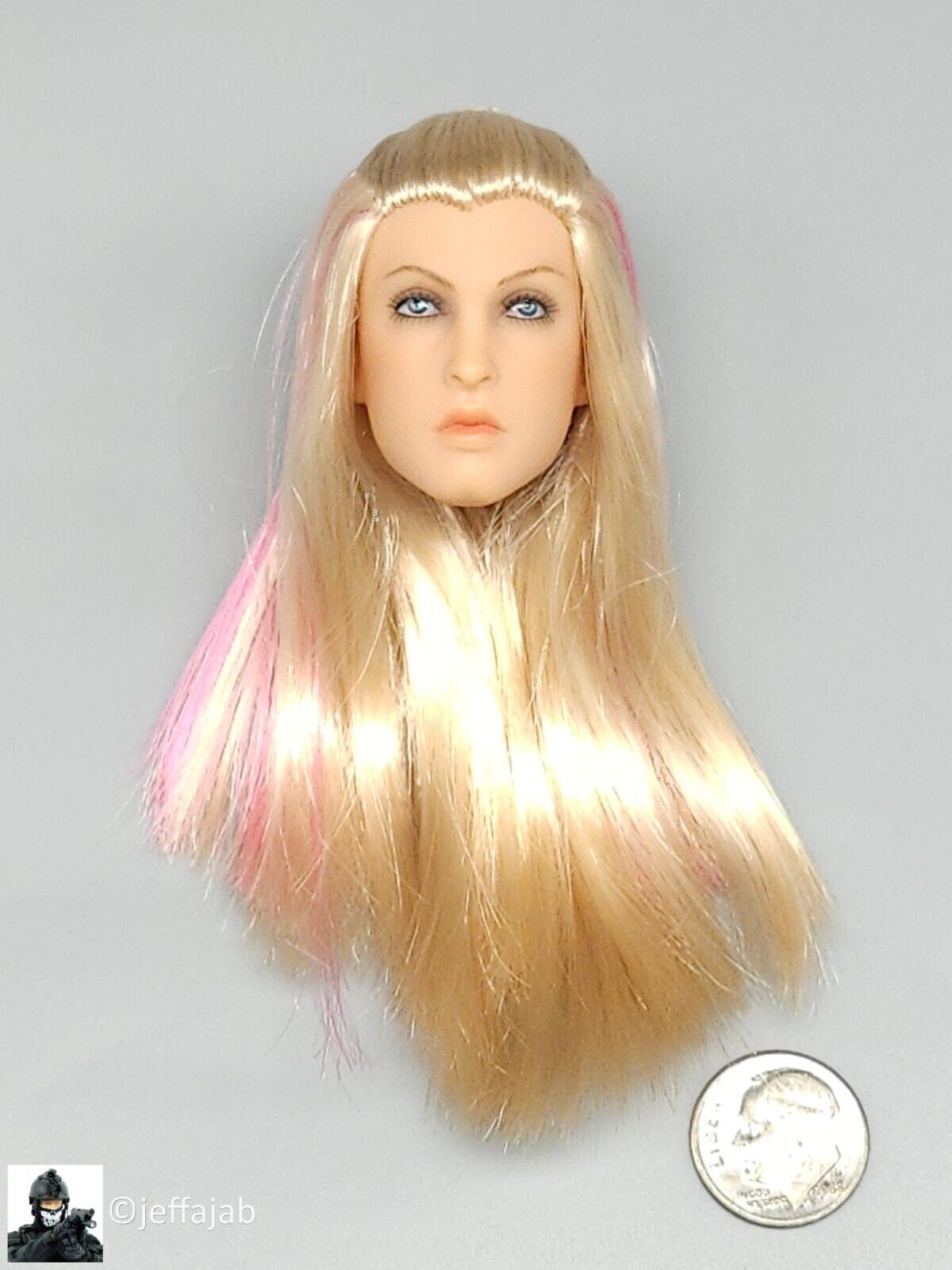 1:6 Triad Toys Dead Cell Iris Branham Female Blond Head Sculpt for 12" Figures