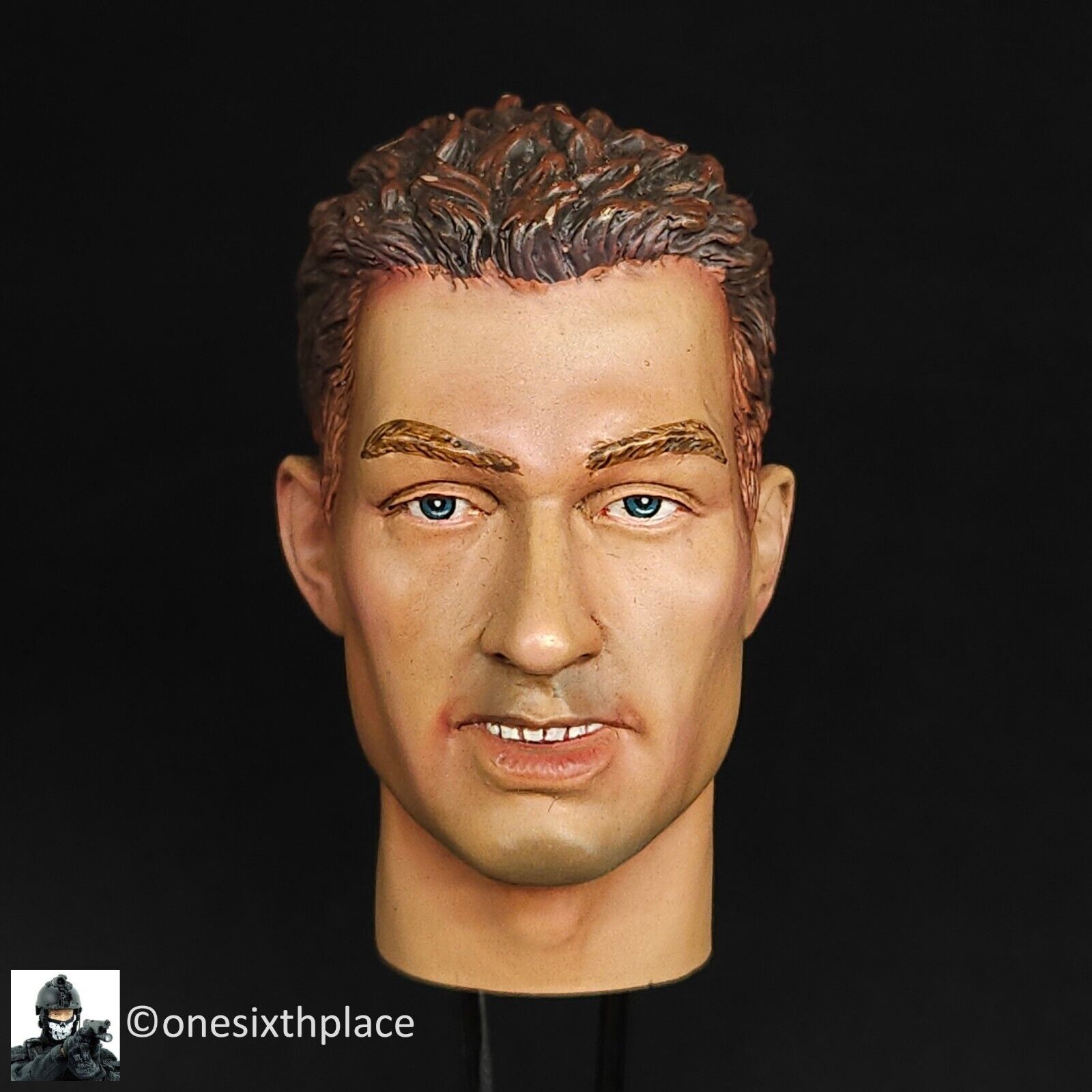 1:6 DiD WWII Russian Nikolai Sokolovsky Male Head Sculpt for 12" Figures