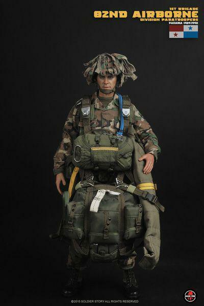 1:6 scale Soldier Story 82nd Airborne Male Head Sculpt for 12" Figures