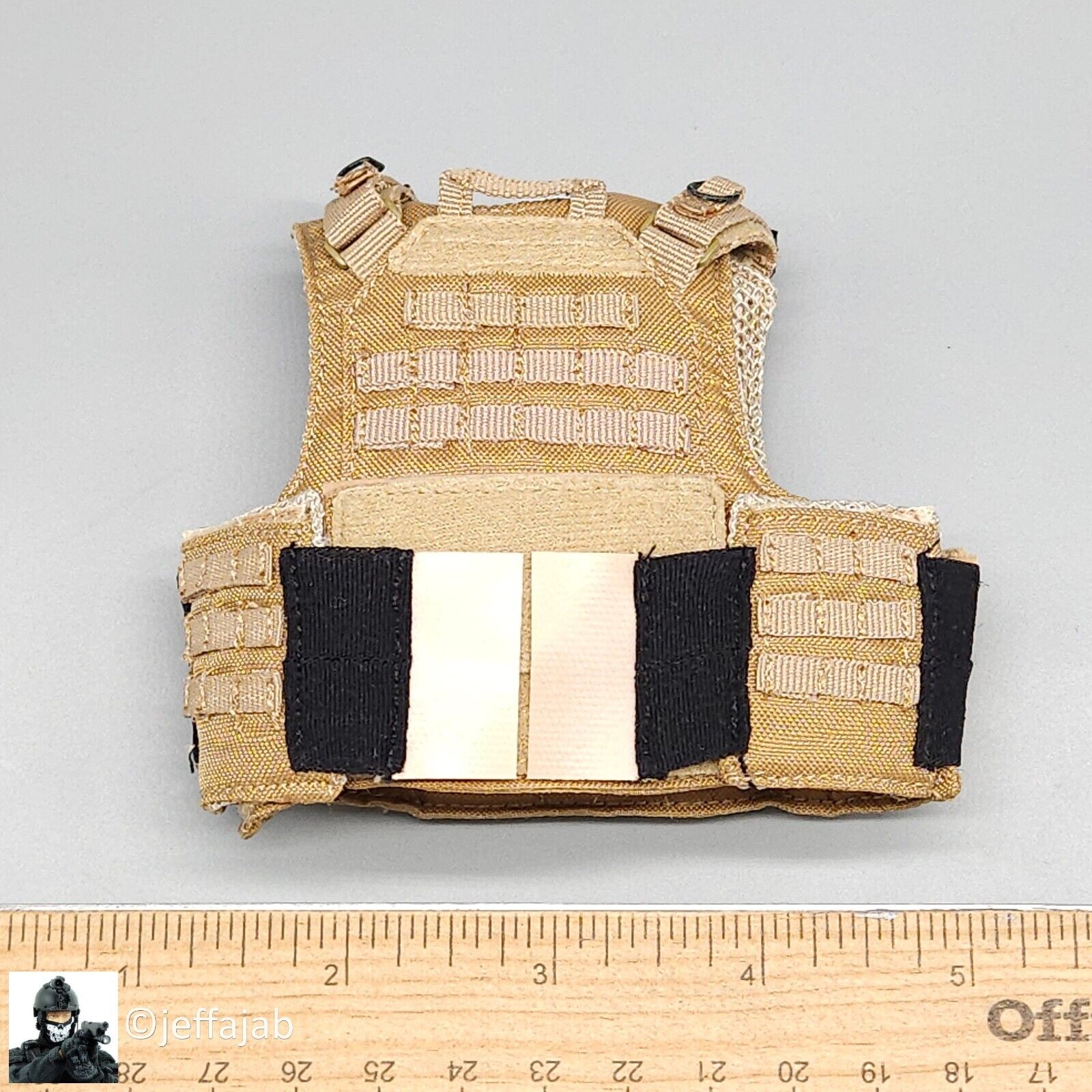 1:6 scale Soldier Story DEVGRU Gold Team Tan Plate Carrier for 12" Figures