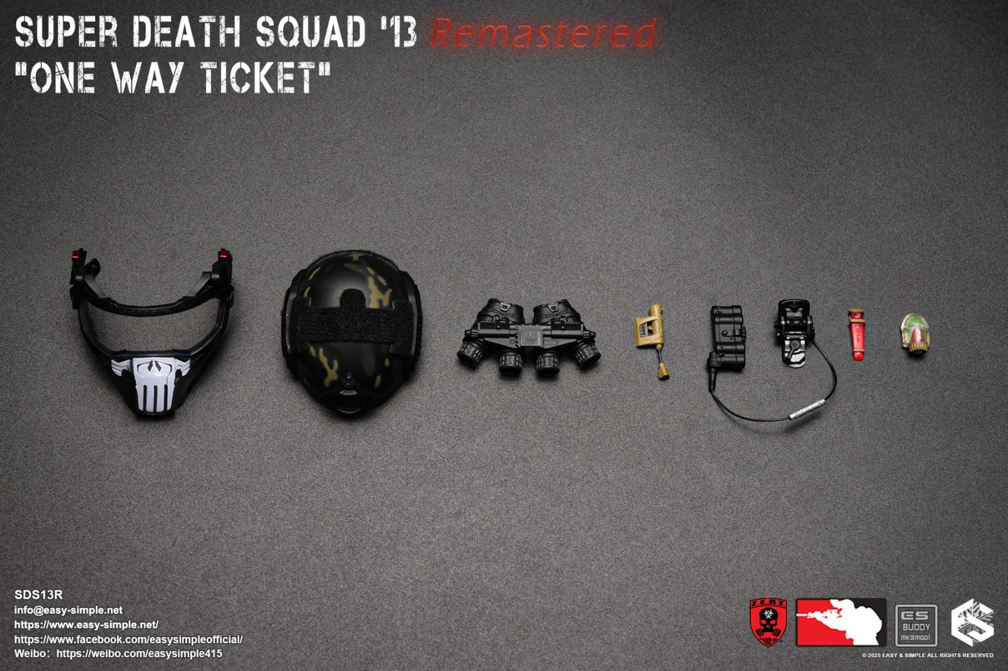 1:1 scale Easy & Simple ZERT Super Death Squad One Way Ticket Sentry Mandible