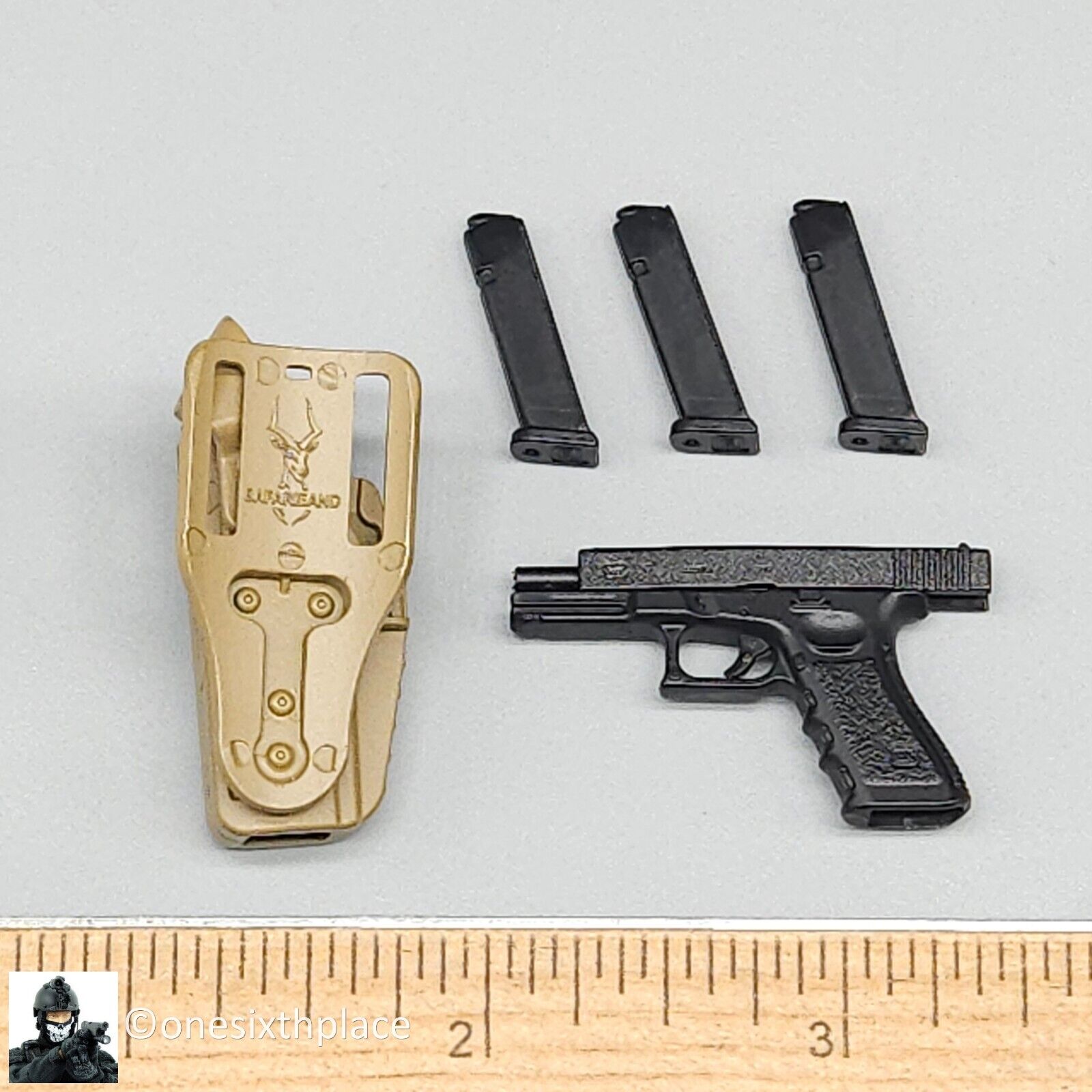 1:6 Easy Simple Russian 561st Emergency Rescue Syria 2018 G17 Pistol w/ Holster