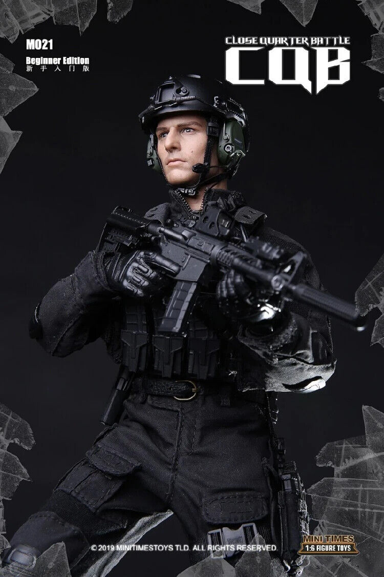 1:6 scale Mini Times CIA CQB Operator Male Body w/ Gloved Hands for 12" Figures