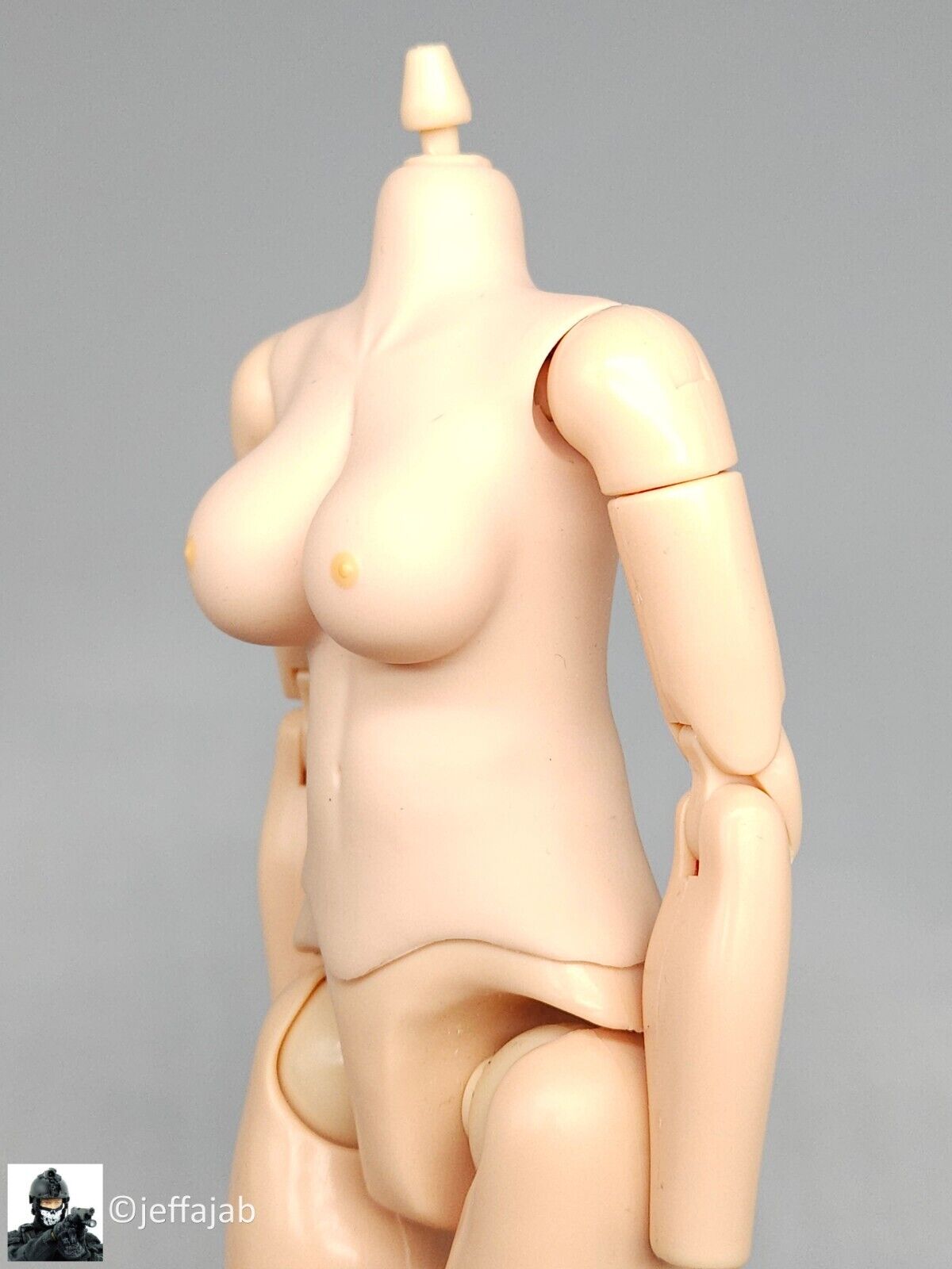 1:6 scale ZC Girl Female "Eve" Body w/ Feet for 12" Figures